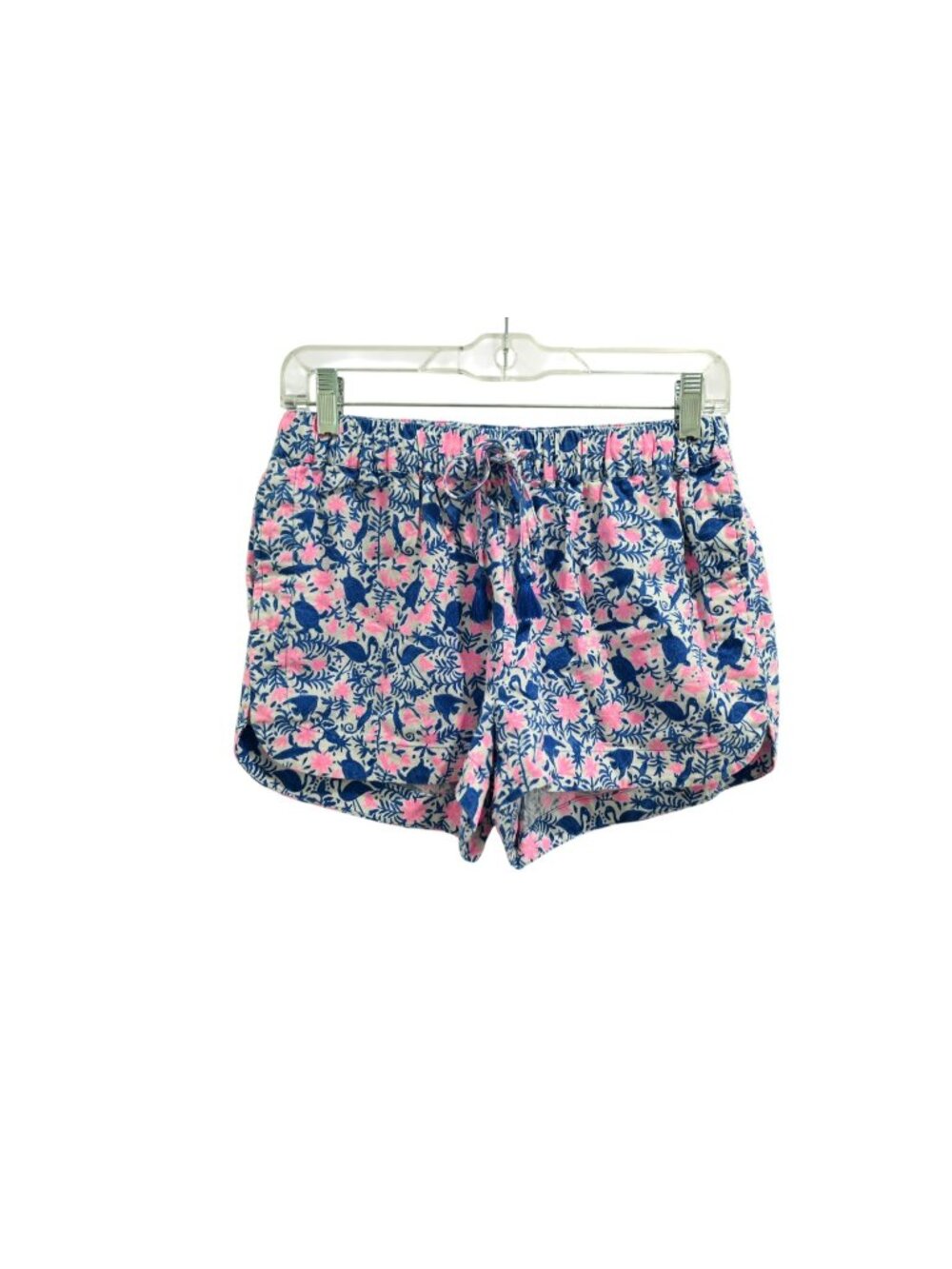 Vineyard Vines Bahama Otomi Pull On Shorts Sz S Yacht Blue Floral Drawstring
